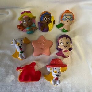 8 Bubble Guppies Deluxe Bath Squirter Toys Mermaid Molly Zooli Goby Nonny Lot
